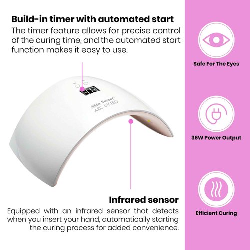 Mia Secret The Arc UV LED Lamp Professional Nail System Dryer