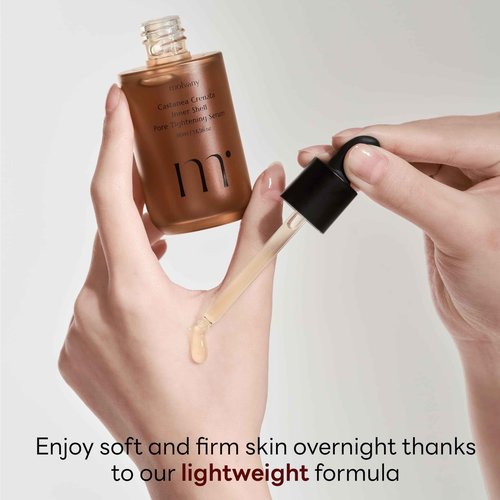 molvany Castanea Crenata Inner Shell Pore Tightening Serum - Korean Skin Care for Unclogged Pores, Sebum Control &, Face Hydrating - 1.69 fl. Oz