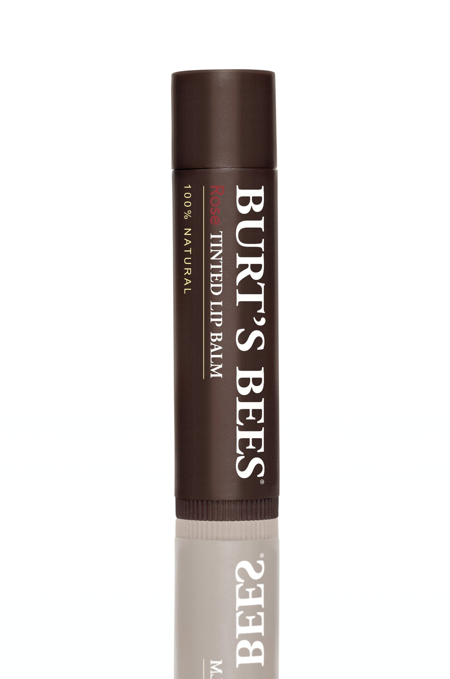 Burt's Bees 100% Natural Tinted Lip Balm, Rose with Shea Butter & Botanical Waxes – 2 Tubes