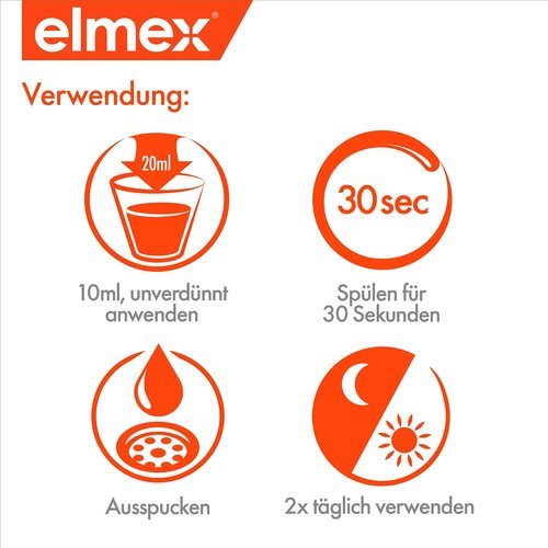 Elmex "Kariesschutz" Anti-Cavity Mouthwash 400 ml by Elmex