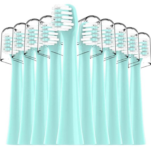10 Pack Replacement Toothbrush Heads Compatible with Colgate Hum Toothbrush- Brush Heads Replacement for Colgate Hum Connected Smart Battery Electric Toothbrush