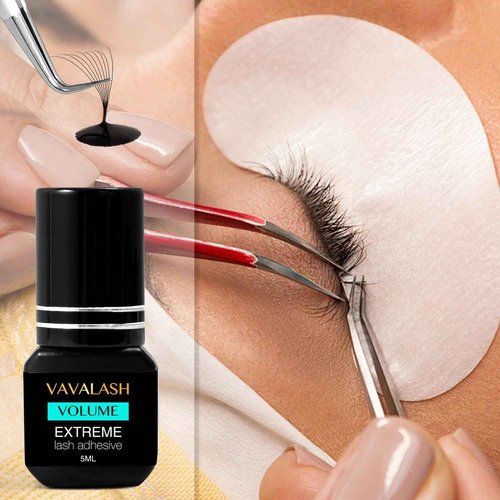 VAVALASH Easy Fan Lash Extensions +Professional Eyelash Extension Glue 5ml