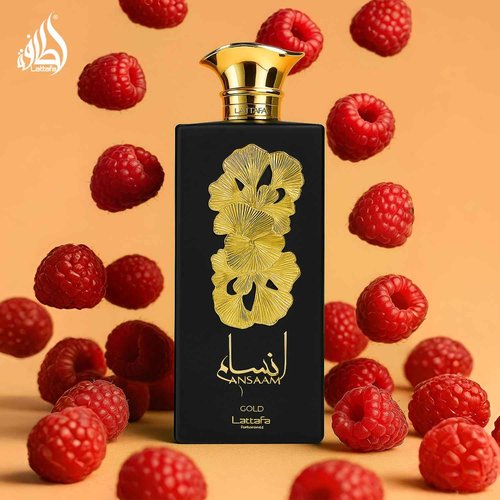 Lattafa Pride Ansaam Gold – Fruity, Floral, Sweet, Musky – Eau de Parfum Spray Long-Lasting Fragrance for Unisex, 3.4 Ounce / 100 ml