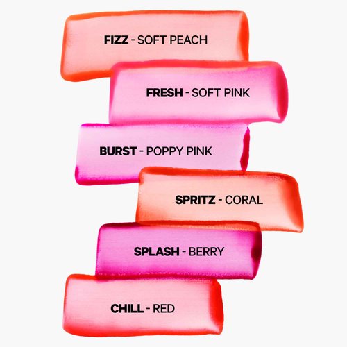 Milk Makeup Cooling Water Jelly Tint – Sheer Lip + Cheek Stain with Vegan Collagen, Seawater + Aloe – Hydrating, Long-Lasting, Buildable Lip Tint + Blush – 2-Pack – Burst + Chill, 0.17 oz