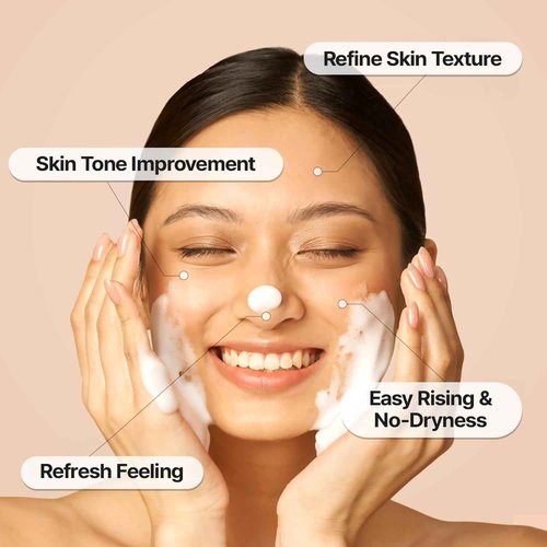tHermoCEUTICAL Enzyme Snow Bubble Cleanser - Plant-Based Mousse Facial Wash, Papaya Enzyme, Refine Skin Texture, Micro Rich Bubbles, Gentle Cleansing, 3.38 fl.oz