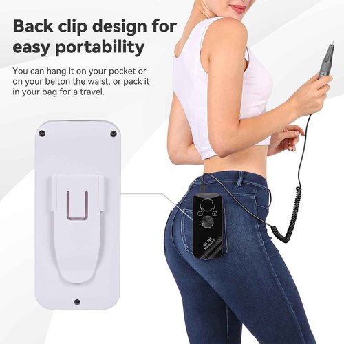 SG705 Mobile Drill Portable Nail Mobile Drill for Professional Manicure and Pedicure, Precision Electric Nail Tool for Smooth Nail Shaping and Polishing, Cordless and Rechargeable