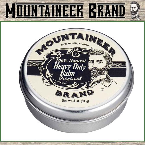 Heavy Duty Beard Balm 2oz (Original Scent) and Beard Oil 2oz (WV Timber) by Mountaineer Brand: The Ultimate Beard Conditioning Combo Pack