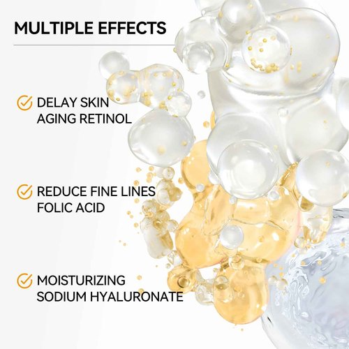 BREYLEE Vitamin C Serum for Face & Eye (1.4 oz) for Brightening Skin,Dark Spot Remover,Reduce Wrinkle,Anti Aging,Moisturizer with Hyaluronic Acid,Vitamin E,Retinol