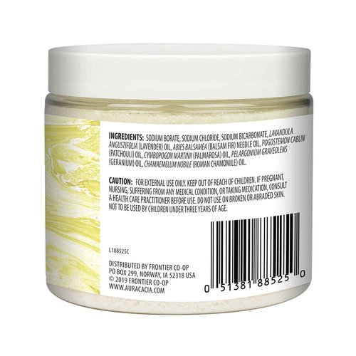 Aura Cacia Aromatherapy Mineral Bath, Tranquil Chamomile, 16 ounce jar (Pack of 2)