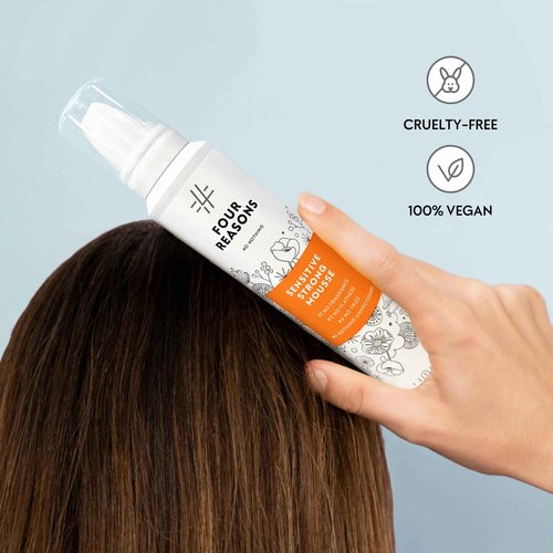 No nothing Very Sensitive Strong Hair Mousse - Volumizing, Hypoallergenic, Fragrance, Paraben & Alcohol Free, Unscented, Gluten & Soy Free - 6.8 oz (New Packaging)