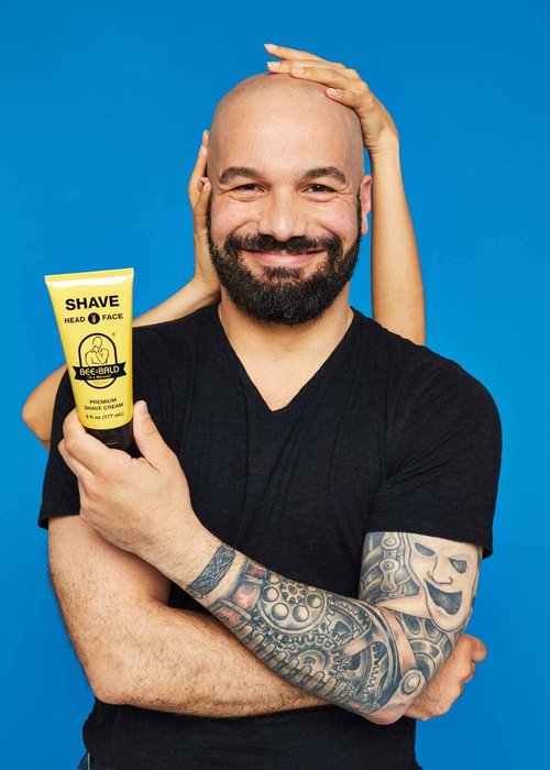Bee Bald 3-Pack with SMOOTH PLUS Daily Moisturizer with SPF 30, HEAL Post-Shave Healing Balm, and SHAVE Premium Shaving Cream