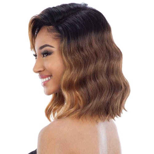 Freetress Equal Synthetic 5 Inch Lace Part Wig - VAL (1B Off Black)