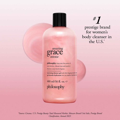 philosophy amazing grace intense shower gel 16 fl oz