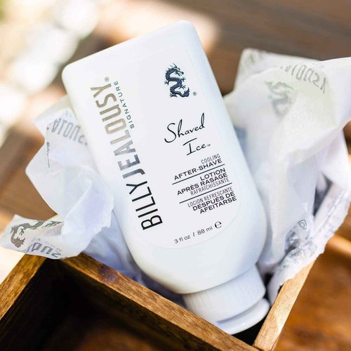 Billy Jealousy Shaved Ice After Shave Balm for Men with Aloe Leaf Juice, Cools & Hydrates Skin, Relieves Razor Irritation and Prevents Ingrown Hairs, 3 Fl Oz