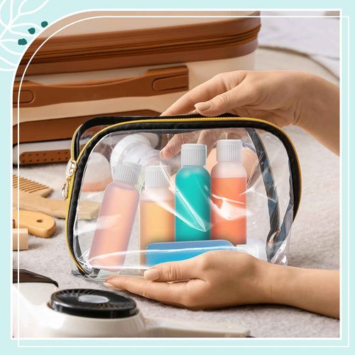 Tioncy 50 Pcs 2 oz Round Flip Top Plastic Bottles Small Squeeze Bottles with Lids 2 oz Empty Travel Refillable Containers for Essential Oils Perfumes Liquids Lotions Body Wash Shampoo Sauce