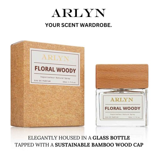 ARLYN Floral Woody Eau de Parfum, Inspired by Byre.do Bibliothiq, Long-Lasting Perfume For Men & Women, Vegan, Cruelty Free, Made In USA - 50 ml | 1.7 Oz