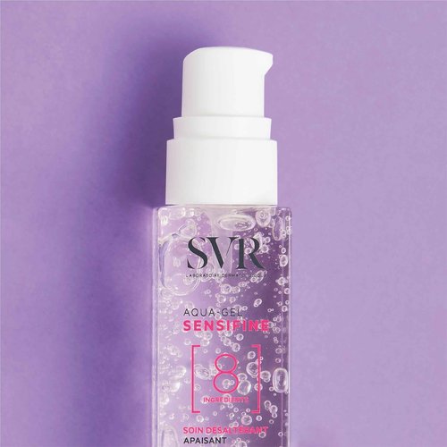SVR Sensifine Aqua Gel Face Moisturizer with Glycerin, Aloe Vera & Panthenol. Instantly Soothe & Intensely Moisturize Normal to Combination, Sensitive Skin. Fragrance Free, 1.3 Fl.oz.