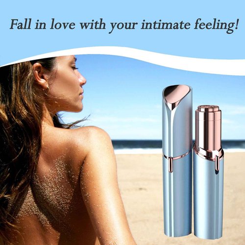 Facial Hair Removal for Women, Face Razors for Women's Electric, Rechargeable Women Mustache Remover with 3 Replacement Heads