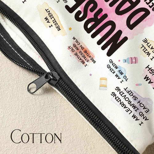 2 PCS Nurse Makeup Bag for Women - RN Appreciation Gift for Nursing, Medical Assistant Graduation, Retirement - Travel Toiletry Cosmetic Bag