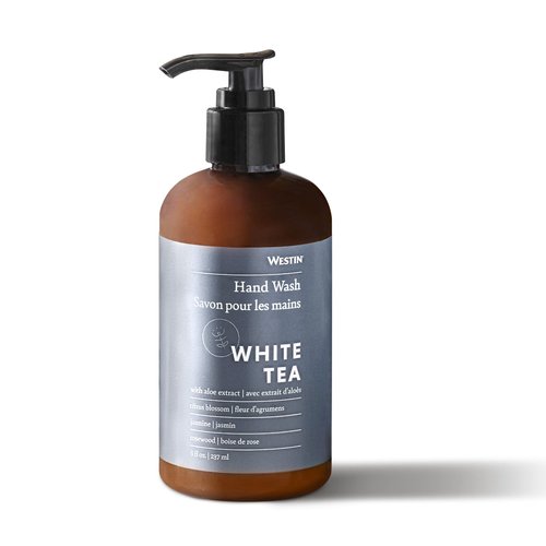 Westin White Tea Aloe Lotion & Liquid Hand Soap - Signature Hotel White Tea Scent - Aromatherapy - 8oz Bottles