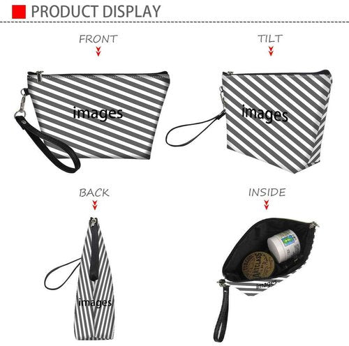 JOAIFO Underwater Blue Sea Turtle Print Cosmetic Bag for Women,Waterproof Makeup Bags Toiletry Pouch with Zipper Handle Portable Travel Bag