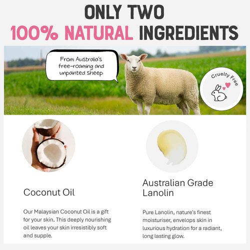 Dr. Lipp BFF Ultra Rich Balm 75ml – 4-in-ONE Dry Skin Moisturising Multi-Use Balm for Face, Hands, Body & any Delicate Areas – 100% Natural Coconut Oil & Lanolin – Fragrance & Cruelty Free
