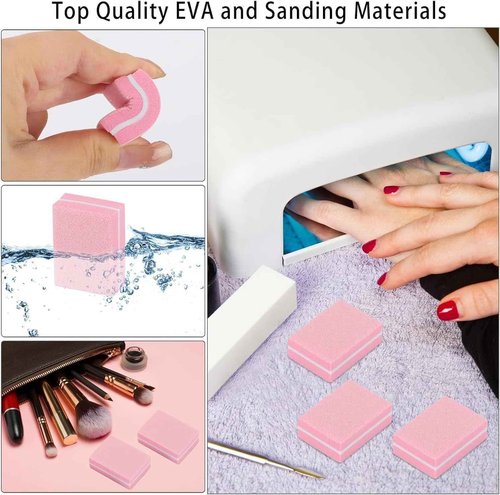 150pcs 80/80 Grit Nail Files Set, Manicures Pedicures Nails Emery Boards File Professional Nail Art Tools for Home,Salon,Clients,Strong, 2 Sided