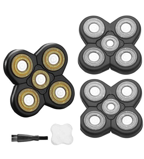 ANYSONIC 3PCS Universal 5 Blades for FREEBIRD FREEDOM GROOMING Head Shaver Replacement heads