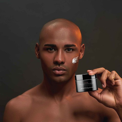 Gentlehomme Eye Roller Serum for Men & Men's Collagen Eye Cream | Depuffing Eye Roller Ball for Dark Circles & Puffiness | Collagen & Caffeine Eye Cream with Hyaluronic Acid- Eye Skincare Kit- 2 Count