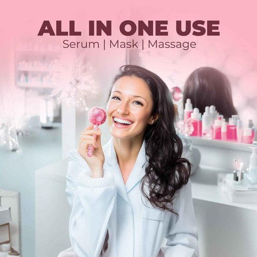Ice Globes for Face 2Pcs – Enhancing Daily Beauty with Ice Globes for Facials, Skin Tightening & Anti-Aging – Perfect Facial Ice Globes for Reduction of Puffiness & Wrinkles of Face, Neck & Eyes–Pink