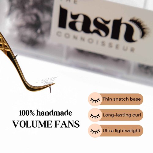 5D - D Curl 750 Fans Mixed Promade Fans Lash Extensions | TLC Lash Supplies 4D to 16D Premade Fans 7 mm to 16 mm Mixed Length Thin Base Premade Fans Eyelash Extensions (5D - D Curl, 7-8-9 mm)