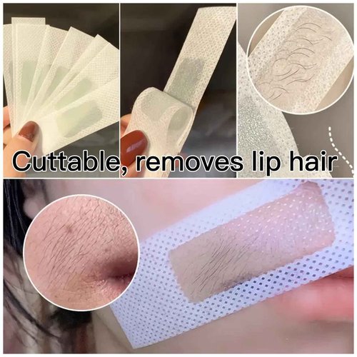 Wax Strips for Hair Removal - 80PCS Large size Body Waxing Strips Patches with 20 Bags Calming Oil Wipes Honey Depilatory Patch at Home Easy Hair Removal for Men, Women, Face, Body