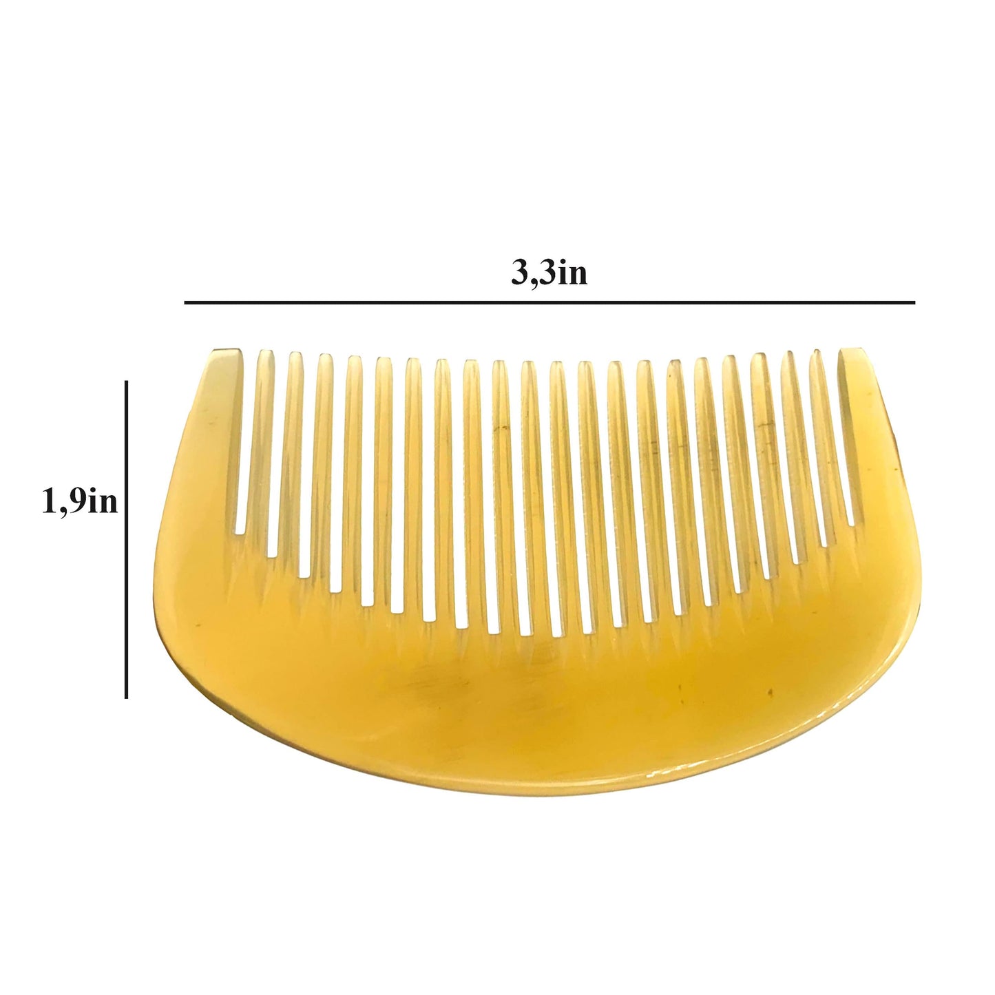 Natural Buffalo Horn Comb, Small Pocket Hair Comb, Anti-Static Handmade Horn Comb, Beard Comb, Fine Tooth Comb, Gift For Men Women Mom Wife Daughter, Mothers Day, Birthday (Style D (3.5 inch))