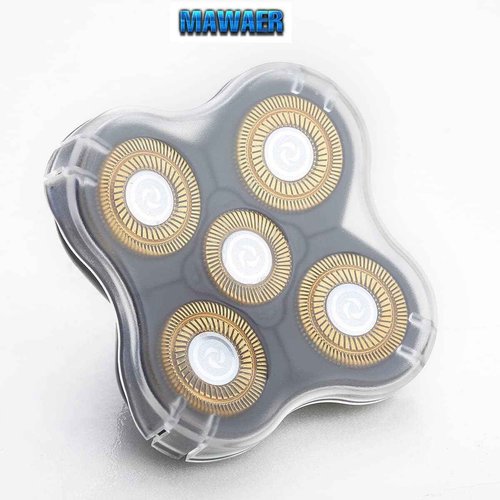 3PCS Universal 5 Blades Compatible with Freedom Gold Shaver, Head Shaver Replacement Heads