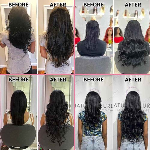 ShowJarlly Clip in Hair Extensions Real Human Hair 14 Inch Straight Clip Ins 8 Pcs Brazilian Remy Hair Extensions for Women #99J Burgundy