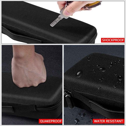Comecase Grooming Clipper Blade Case Holder Organizer - Hard Travel Carrying Storage Holds 12 Blades - Upgrade