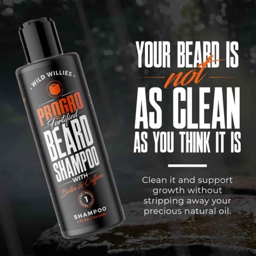Wild Willies Beard Care Kit for Men - Beard Grooming Set with Oil, Shampoo, Comb & Brush - Men’s Care Set