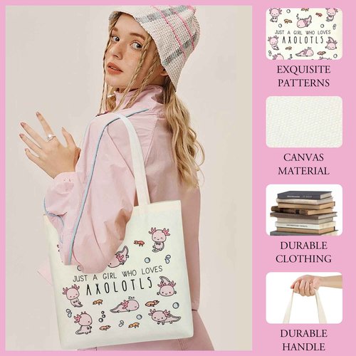 SiplyHaven 6PCS Axolotl Gifts, Teen Gifts Trendy Stuff Cute Axolotls Accessories Basket for Axolotl Lovers Birthday Christmas Gift for Girls & Teens (Daughter, Niece)