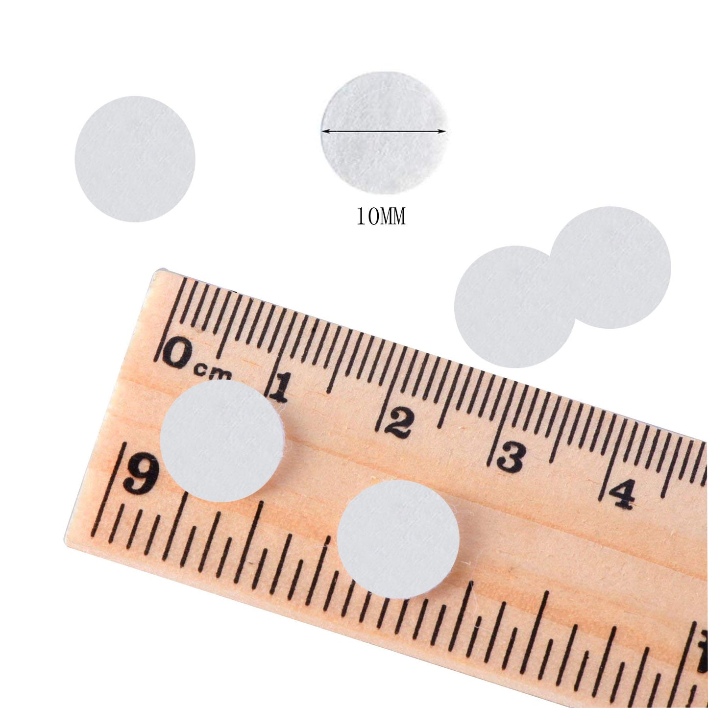 300 Pcs Microdermabrasion Cotton Filters Replacement 10 mm Dia Microdermabrasion Filters Facial Vacuum Filters Accesories Sponge Filter for Comedo Suction Microdermabrasion, White