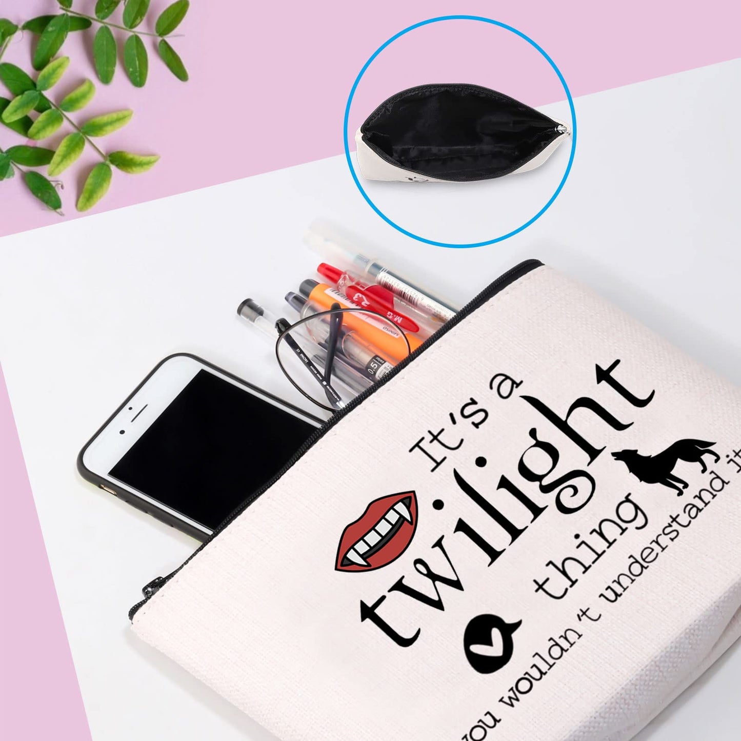 GJTIM TV Show Inspired Gift It’s A Twil Thing You Wouldn’t Understand It Zipper Pouch Makeup Bag for Fans (Twil thing bag)