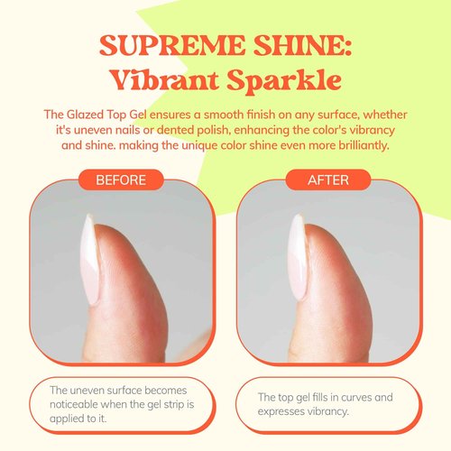 Heyhae Essentials Bundle - Semi Cured Gel Nail Strips (Hey, Girls Night?) + Top Gel [2 Pack]