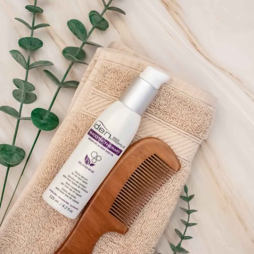 IDEN Bee Propolis Smooth Therapy Silkshine, Shine Serum, Controls Frizz, Argan Oil & Sweet Almond Oil, 4.2 fl.oz (Pack of 2)