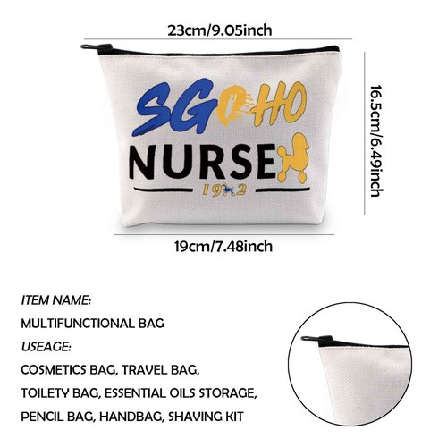 WCGXKO Nurse Gift Sorority Makeup bag (Nurse)