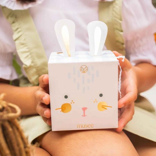 Musee Bunny Bath Bomb Trio Set, Surprise Inside,Gift for Women, Handmade in USA, Cruelty-Free, Bath Balms Set, 3 x 8oz