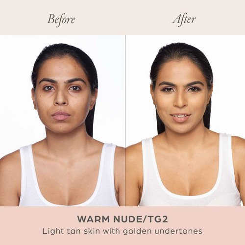 PÜR MINERALS 4-in-1 Love Your Selfie Longwear Foundation & Concealer, Full Coverage Liquid Foundation, Hydrating Formula, Cruelty Free
