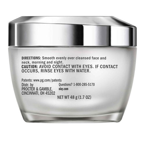 Olay Collagen Peptide Face Moisturizer, Firming Cream for Women, Fragrance-Free, Non-Greasy - Hydrating, Anti-Aging, Anti-Wrinkle, Smoothing of Fine Lines, Tightening Skin Care - Niacinamide, 1.7 Oz