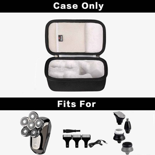 Mchoi Travel Case Suitable for AidallsWellup Men’s 5-in-1 /FlexSeries Electric Head & Body Hair Shaver, Travel Protective Shaver Carrying Case Only