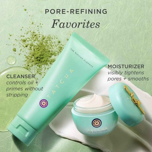 TATCHA The Water Cream | Cream Moisturizer for Face, Optimal Hydration For Pure Poreless Skin | Travel Size | 15 ml