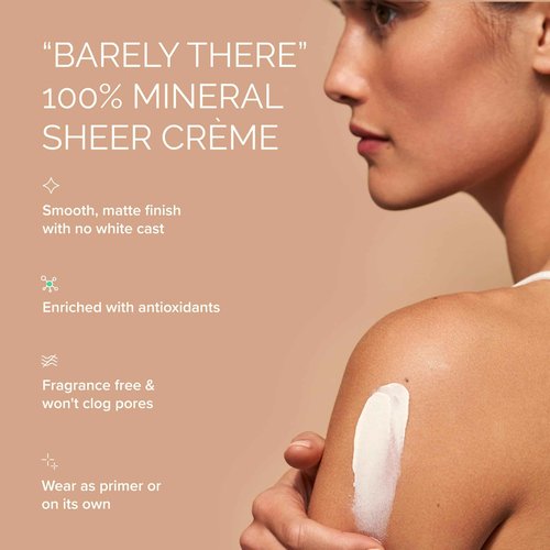 MDSolarSciences Mineral Crème Sunscreen SPF 50 | Water-Resistant, Broad Spectrum UV Protection | Zinc Oxide Formula with Antioxidants | No White Cast, Sheer Matte Finish for All Skin Types (1.7 Fl Oz)