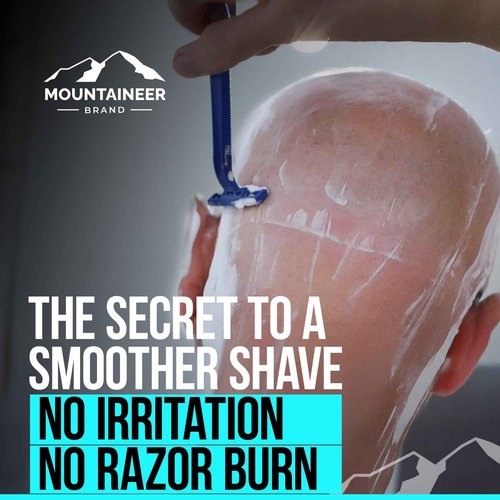 Mountaineer Brand Bald Head Exfoliator & Shampoo (Cleanse) | Fresh & Natural Scent | Bald Head Care for Men | Made in WV | Exfoliating Scalp Scrub | Hydrating Soap & Wash | 4oz